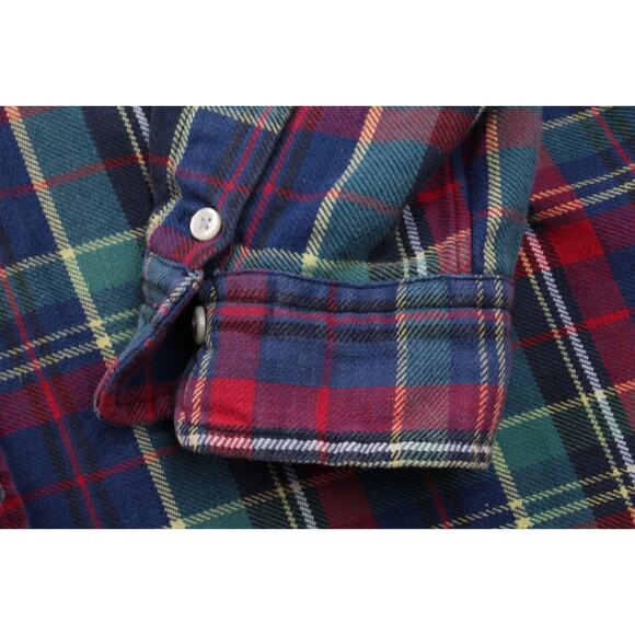 Ralph Lauren Mens Plaid Flannel Shirt XL - Picture 7 of 14